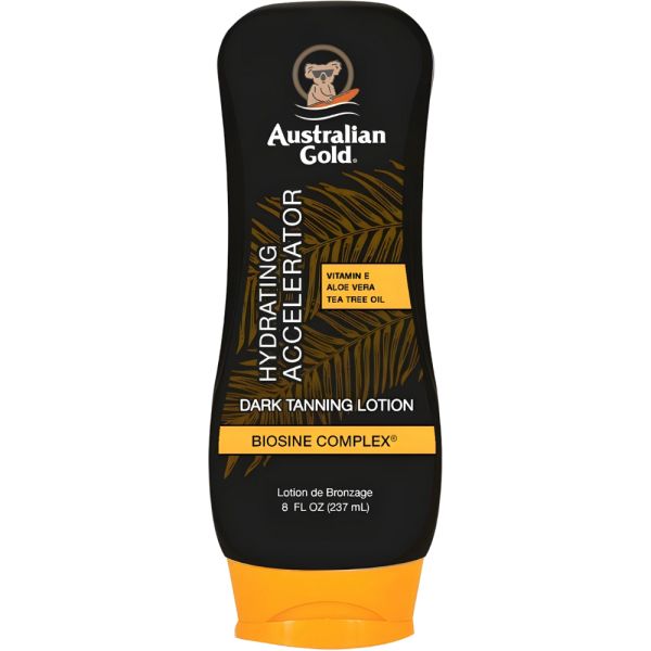 Bronceador Australian Gold Hydrating Accelerator Dark Tanning Lotion 237mL