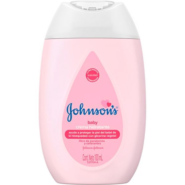 Crema Hidratante Johnson's Baby Rosa 12 x 100mL