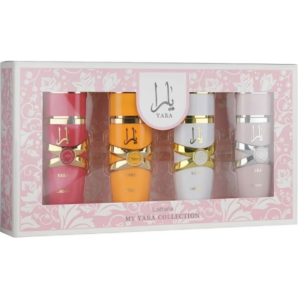 Kit Perfumes Lattafa My Yara Collection EDP Femenino 4 piezas