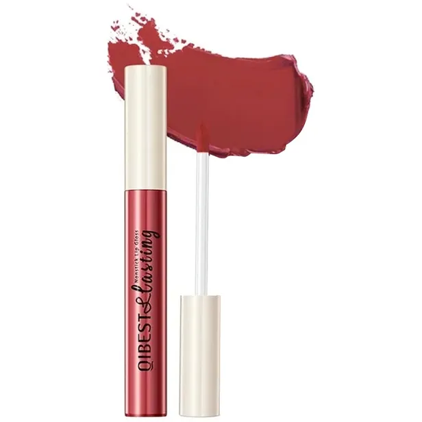 Lápiz labial líquido mate antiadherente de larga duración Qibest N 08 2,5 g