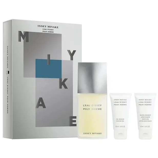 Kit Perfume Issey Miyake L'eau D'issey Pour Homme EDT 125mL+Shower Gel+After Shave 2x50mL