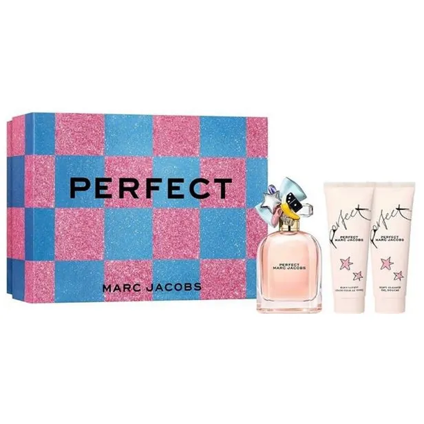 Kit Perfume Marc Jacobs Perfect EDP 100mL+Gel Douche+Body Lotion 2 de 75mL Femenino