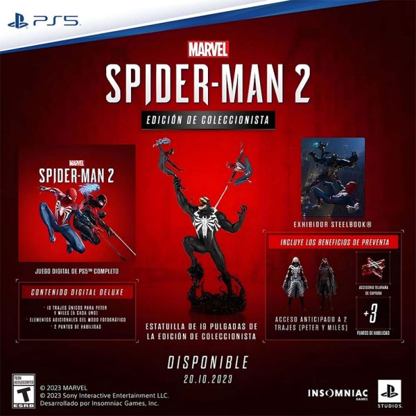 Juego PS5 Marvel's Spider Man 2 Edición de Colección