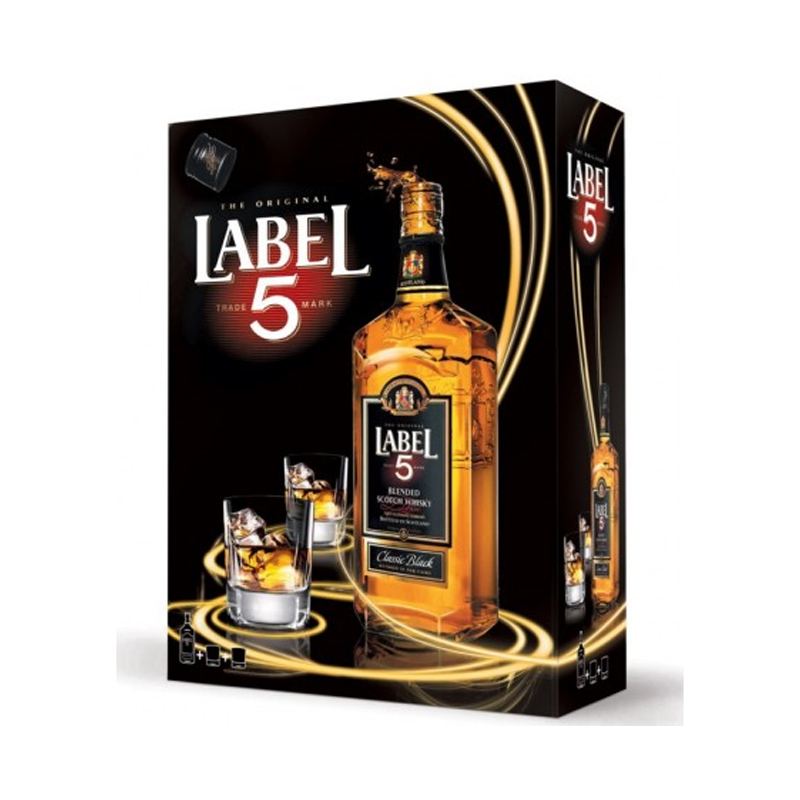 Whisky Label 5 8 anos 750ml c 2 copos c caixa.jpg